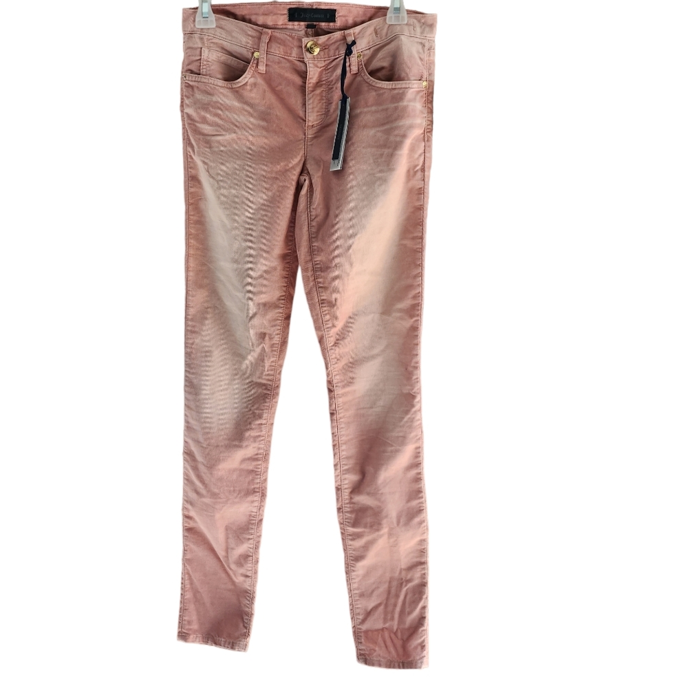 NWT Juicy Couture Women's Worn Skinny Pink Corduroy Pants Size 27 (US 4)
